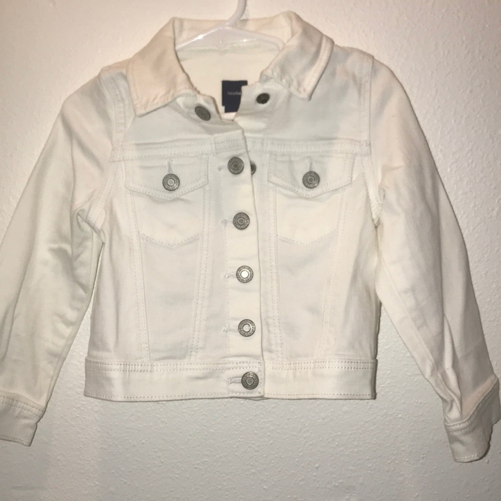 Baby GAP white jean jacket